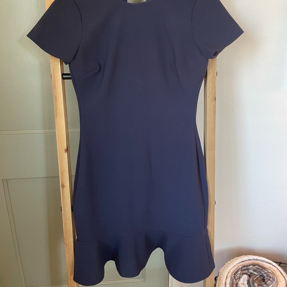 Navy blue cocktail dress. Size 2.